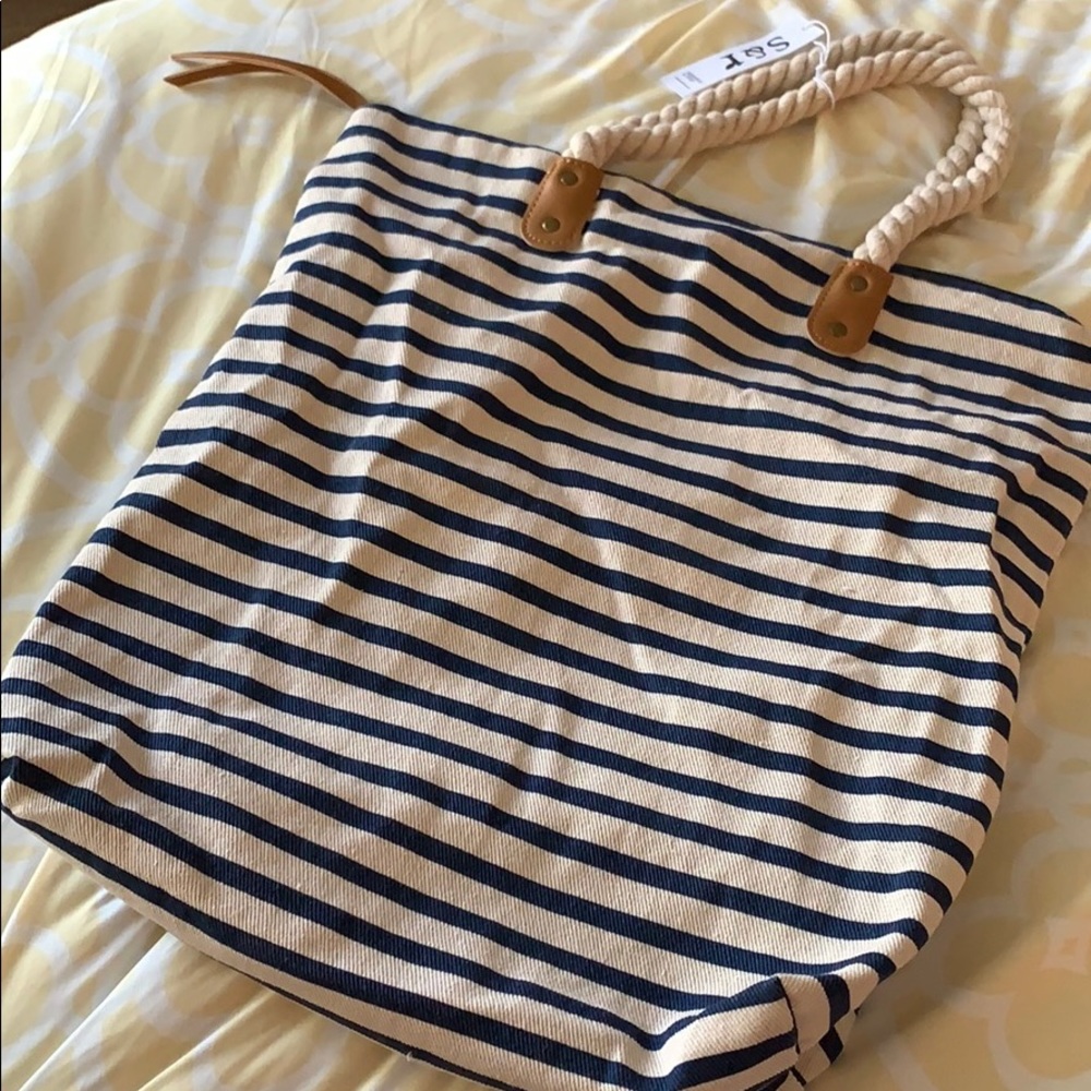NWT SUMMER & ROSE Nautical purse